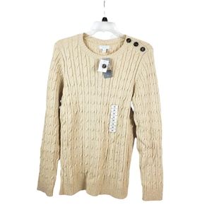 Charter Club OX Cable Knit Sweater